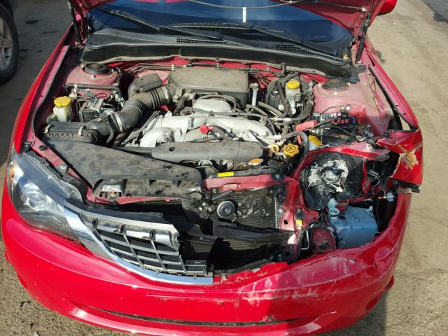 JF1GE61699H513032 - 2009 SUBARU IMPREZA 2. RED photo 7