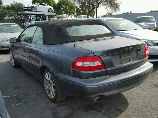 YV1NC63DX4J050803 - 2004 VOLVO C70 LPT CHARCOAL photo 3