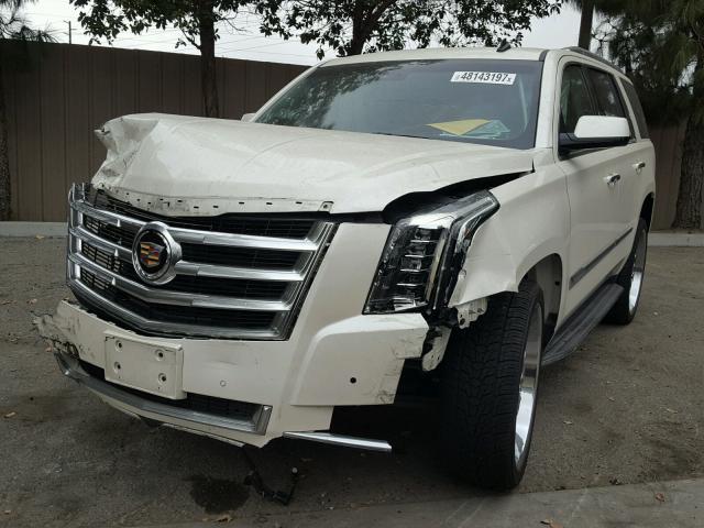 1GYS4BKJ0FR150834 - 2015 CADILLAC ESCALADE L WHITE photo 2