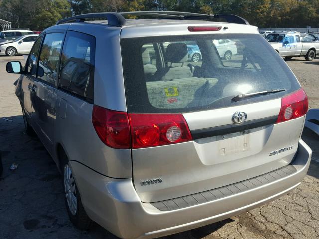 5TDZA23C96S395906 - 2006 TOYOTA SIENNA CE TAN photo 3