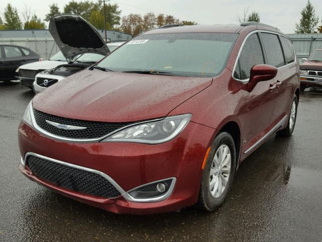 2C4RC1BG9HR544125 - 2017 CHRYSLER PACIFICA T RED photo 2