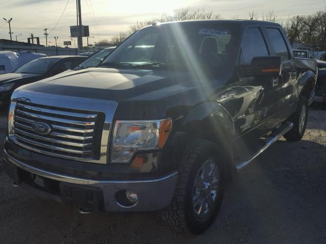 1FTFW1ET3BFA73770 - 2011 FORD F150 SUPER BLACK photo 2