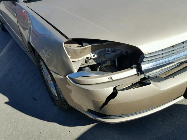 1G1ZT62875F268707 - 2005 CHEVROLET MALIBU MAX 金色 照片 9