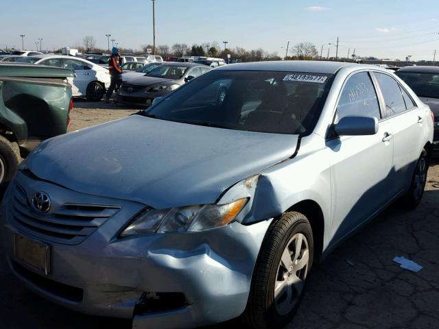 4T4BE46K68R016333 - 2008 TOYOTA CAMRY CE BLUE photo 2