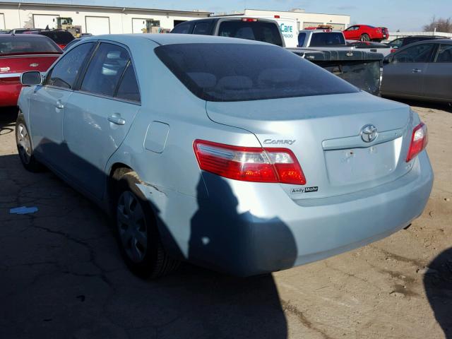 4T4BE46K68R016333 - 2008 TOYOTA CAMRY CE BLUE photo 3
