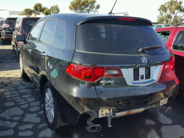 5J8TB2H21CA001862 - 2012 ACURA RDX BLACK photo 3