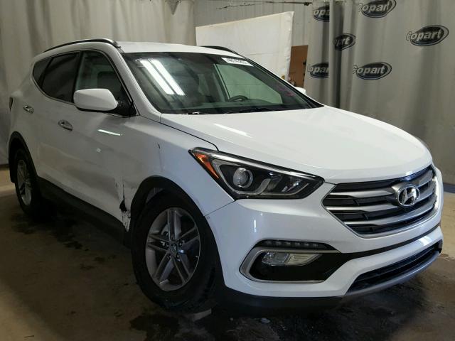 5NMZU3LB2HH037864 - 2017 HYUNDAI SANTA FE S WHITE photo 1