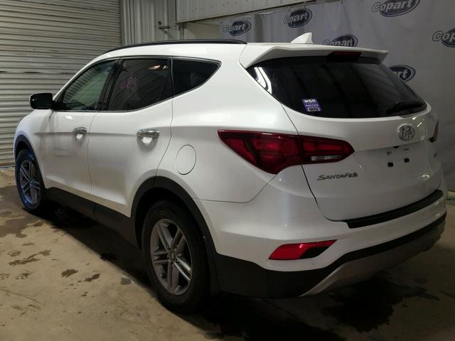 5NMZU3LB2HH037864 - 2017 HYUNDAI SANTA FE S WHITE photo 3