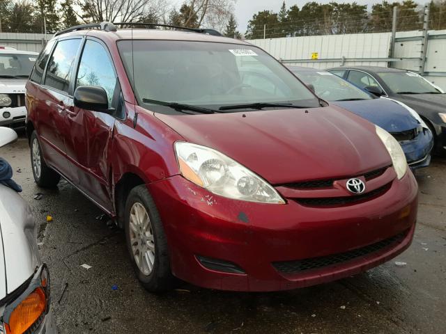 5TDBK23C68S009833 - 2008 TOYOTA SIENNA LE RED photo 1