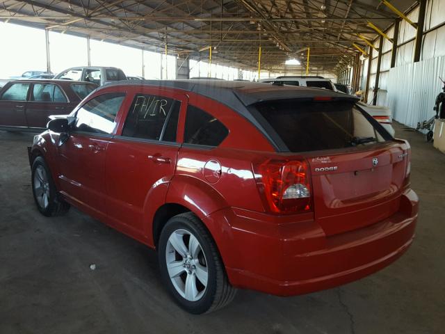 1B3CB3HA6BD215126 - 2011 DODGE CALIBER MA RED photo 3