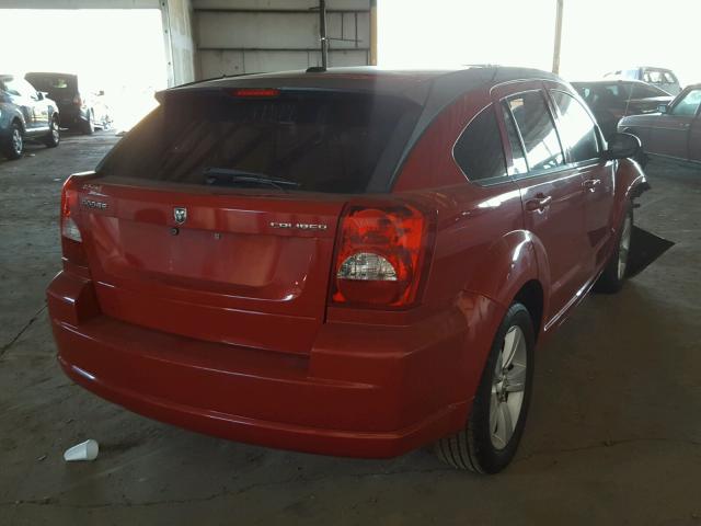 1B3CB3HA6BD215126 - 2011 DODGE CALIBER MA RED photo 4