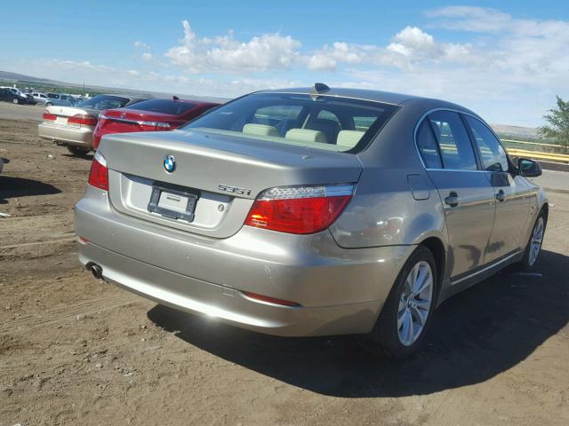WBANV9C50AC138976 - 2010 BMW 535I Dorado foto 4