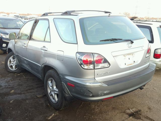 JTJHF10U920276803 - 2002 LEXUS RX 300 SILVER photo 3