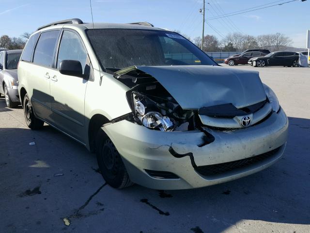 5TDZK23C28S208585 - 2008 TOYOTA SIENNA CE GREEN photo 1