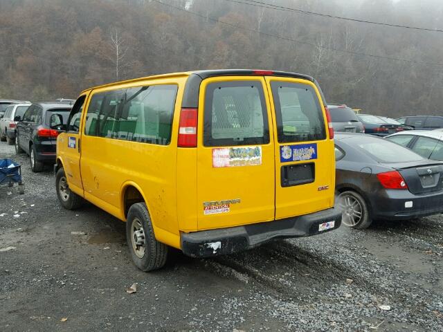 1GKGG25U061241646 - 2006 GMC SAVANA G25 YELLOW photo 3