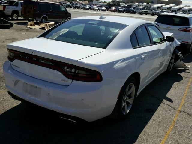 2C3CDXHGXJH176521 - 2018 DODGE CHARGER SX WHITE photo 4