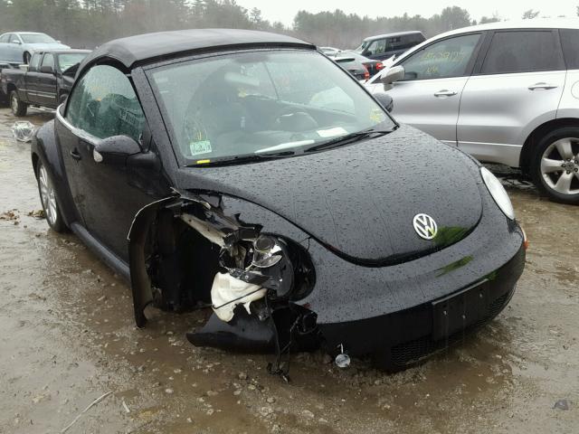 3VWRG31Y28M412998 - 2008 VOLKSWAGEN NEW BEETLE შავი ფოტო 1