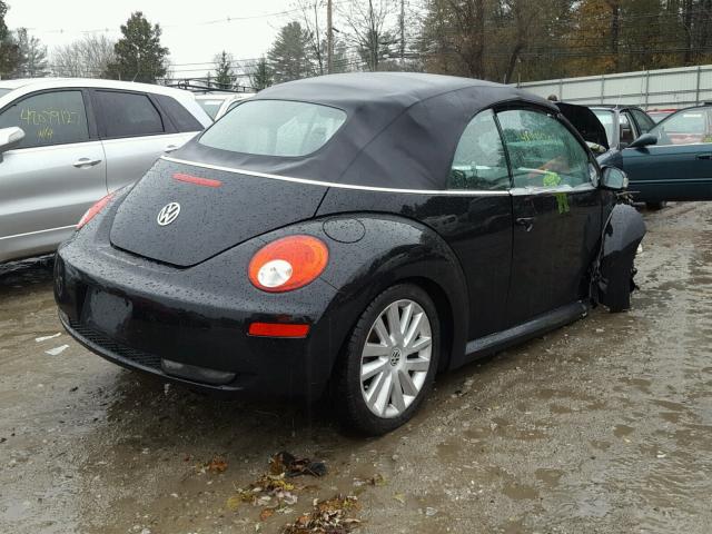 3VWRG31Y28M412998 - 2008 VOLKSWAGEN NEW BEETLE შავი ფოტო 4
