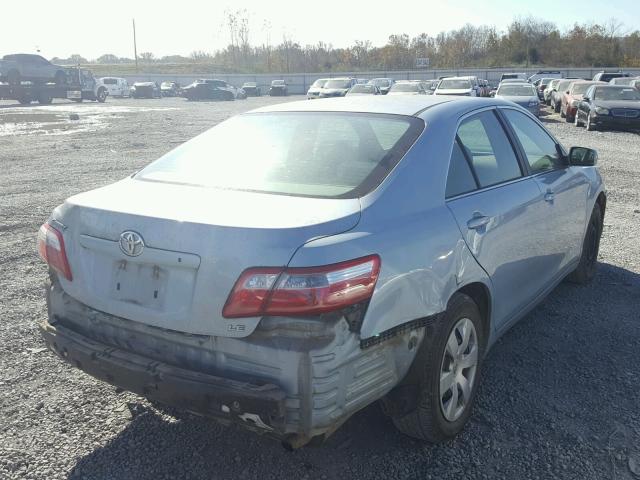 4T1BE46K07U620775 - 2007 TOYOTA CAMRY NEW BLUE photo 4