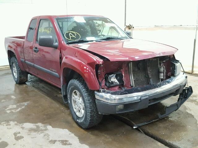 1GCDT196448160007 - 2004 CHEVROLET COLORADO MAROON photo 1