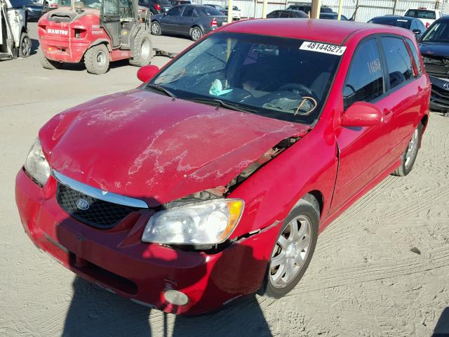 KNAFE162765347103 - 2006 KIA SPECTRA5 RED photo 2