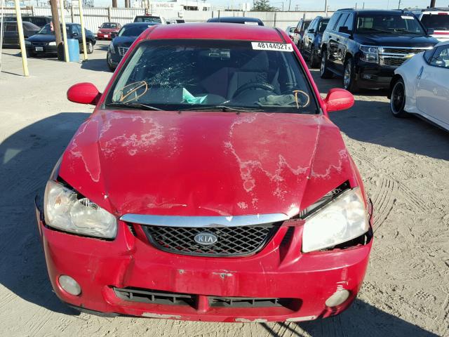 KNAFE162765347103 - 2006 KIA SPECTRA5 RED photo 9