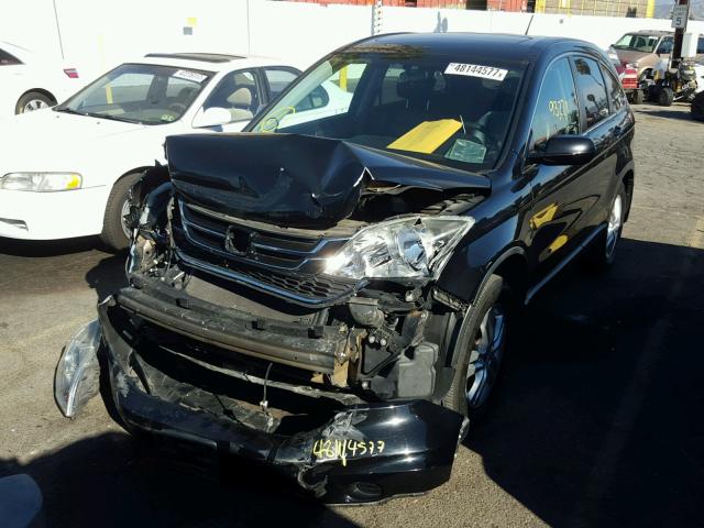 5J6RE3H73BL040919 - 2011 HONDA CR-V EXL BLACK photo 2