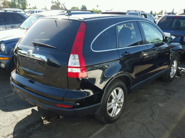 5J6RE3H73BL040919 - 2011 HONDA CR-V EXL BLACK photo 4