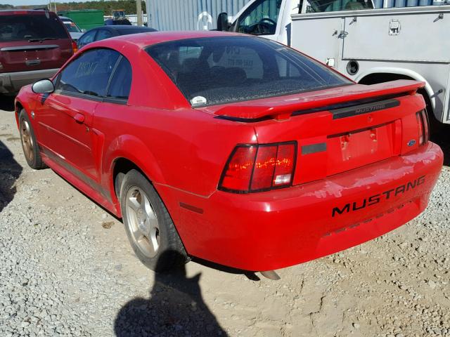 1FAFP40634F219223 - 2004 FORD MUSTANG RED photo 3