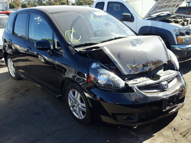 JHMGD38698S057972 - 2008 HONDA FIT SPORT BLACK photo 1