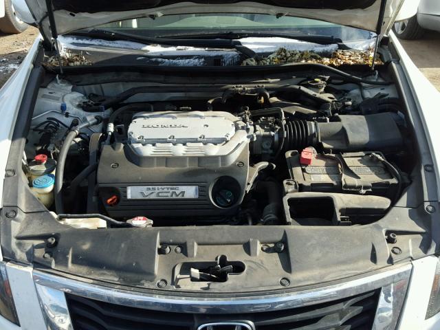 1HGCP36859A050800 - 2009 HONDA ACCORD EXL WHITE photo 7