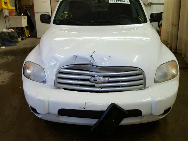 3GNCA13B89S593391 - 2009 CHEVROLET HHR LS WHITE photo 9