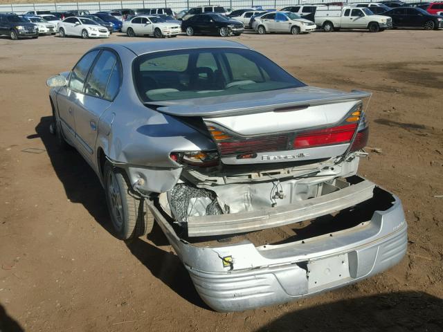 1G2HX54K614128023 - 2001 PONTIAC BONNEVILLE GRAY photo 3