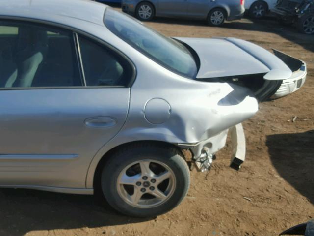 1G2HX54K614128023 - 2001 PONTIAC BONNEVILLE GRAY photo 9