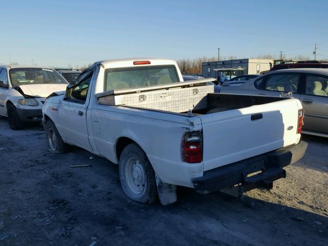 1FTYR10D63PA76304 - 2003 FORD RANGER WHITE photo 3