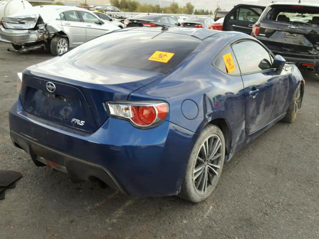 JF1ZNAA13D1707976 - 2013 TOYOTA SCION FR-S 蓝色 照片 4