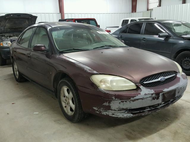 1FAFP53231A231153 - 2001 FORD TAURUS SE MAROON photo 1