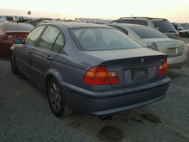WBAAZ33463PH34101 - 2003 BMW 325 I BLUE photo 3