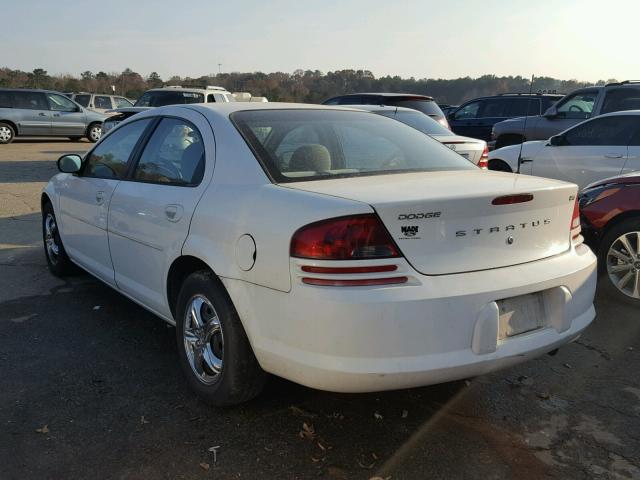 1B3AL46T46N229119 - 2006 DODGE STRATUS SX WHITE photo 3