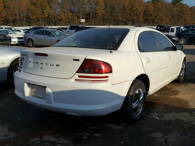 1B3AL46T46N229119 - 2006 DODGE STRATUS SX WHITE photo 4