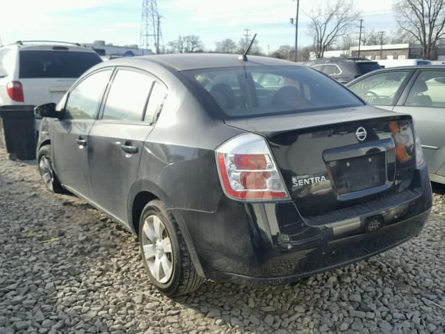 3N1AB61EX8L610601 - 2008 NISSAN SENTRA 2.0 BLACK photo 3