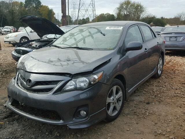 5YFBU4EE4CP015202 - 2012 TOYOTA COROLLA BA BLACK photo 2