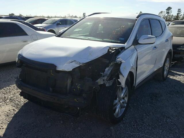 5XYZU3LA5DG022755 - 2013 HYUNDAI SANTA FE S WHITE photo 2