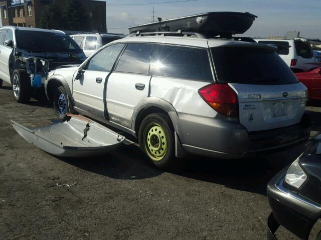 4S4BP61C457376940 - 2005 SUBARU LEGACY OUT WHITE photo 3