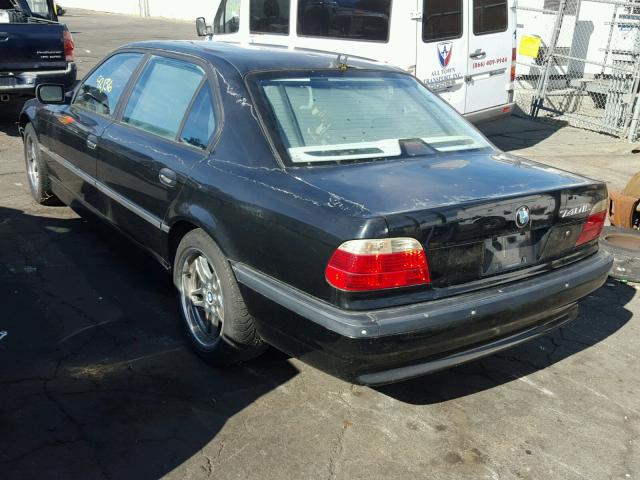 WBAGH83471DP29088 - 2001 BMW 740 IL BLACK photo 3