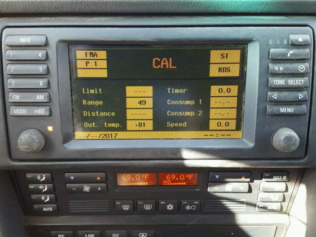 WBAGH83471DP29088 - 2001 BMW 740 IL BLACK photo 9