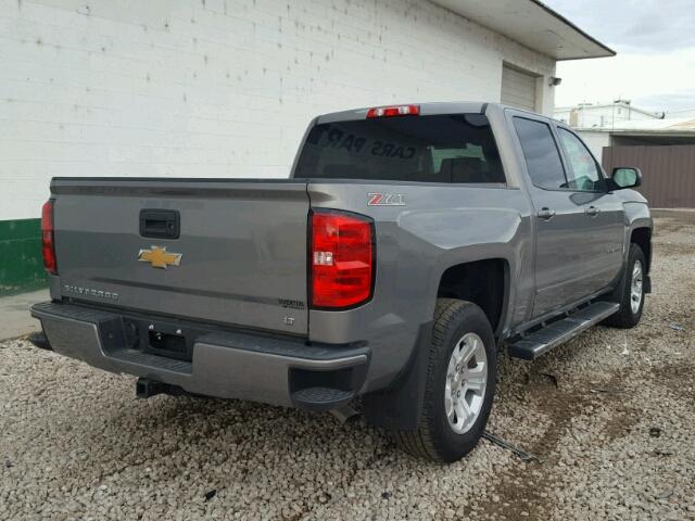 3GCUKREC2HG244078 - 2017 CHEVROLET SILVERADO SILVER photo 4