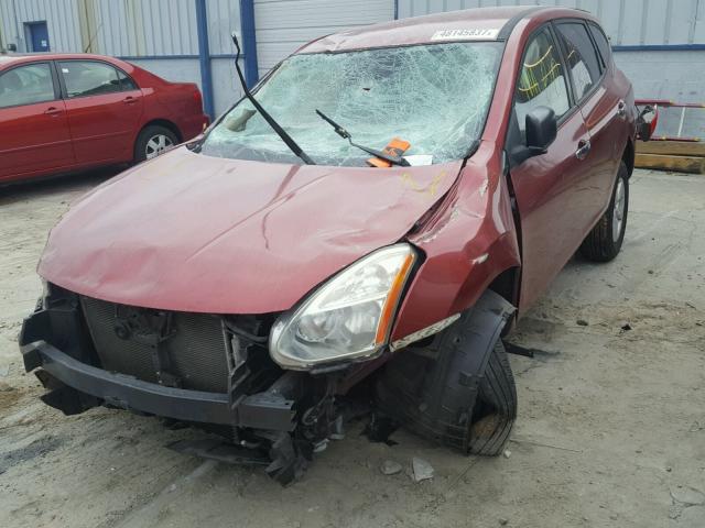 JN8AS5MT3AW024666 - 2010 NISSAN ROGUE S RED photo 2