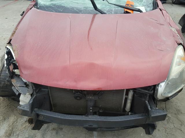 JN8AS5MT3AW024666 - 2010 NISSAN ROGUE S RED photo 7