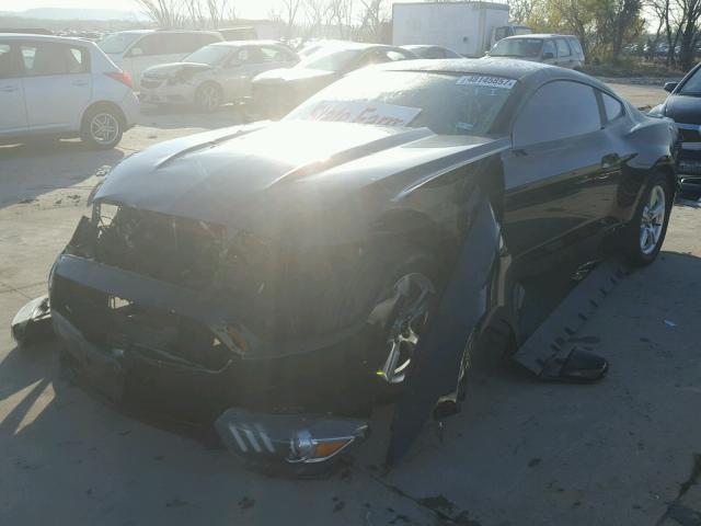 1FA6P8TH8F5318021 - 2015 FORD MUSTANG BLACK photo 2